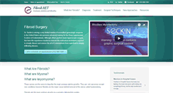 Desktop Screenshot of fibroid.net